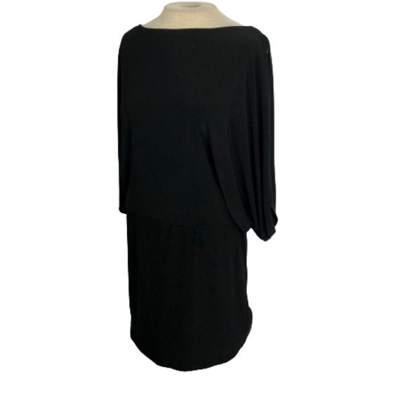 Jessica Simpson Slit Sleeve Black Mini Dress